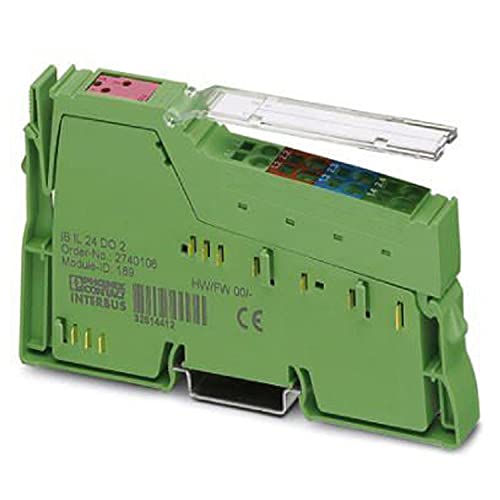 PHOENIX CONTACT IB IL 24 DO 2-2A-PAC Inline, Digitalausgabeklemme, Digitale Ausgänge 2, 24 V DC, 2 A, Anschlusstechnik 4-Leiter, Übertragungsgeschwindigkeit im Lokalbus 500 kBit/s von PHOENIX CONTACT