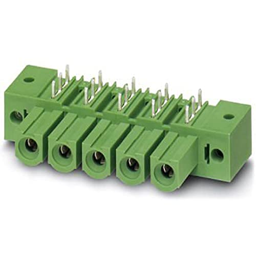 PHOENIX CONTACT IPC 16/3-GFU-10,16 Leiterplattengrundleiste, 16 mm² Nennquerschnitt, 3 Anschlüsse, IPC 16/..-GFU Artikelfamilie, 10.16 mm Rastermaß, 4 mm Pinlänge, Grün, 50 Stück von PHOENIX CONTACT