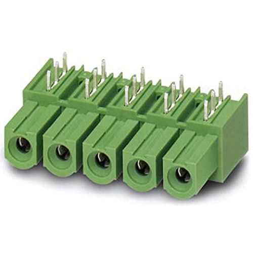 PHOENIX CONTACT IPC 16/9-GU-10,16 Leiterplattengrundleiste, 16 mm² Nennquerschnitt, 9 Anschlüsse, IPC 16/..-GU Artikelfamilie, 10.16 mm Rastermaß, 4 mm Pinlänge, Grün, 50 Stück PHOENIX CONTACT IPC 16/9-GU-10,16 Leiterplattengrundleiste, 16 mm² Nennquerschnitt, 9 Anschlüsse, IPC 16/..-GU Artikelfamilie, 10.16 mm Rastermaß, 4 mm Pinlänge, Grün, 50 Stück von PHOENIX CONTACT