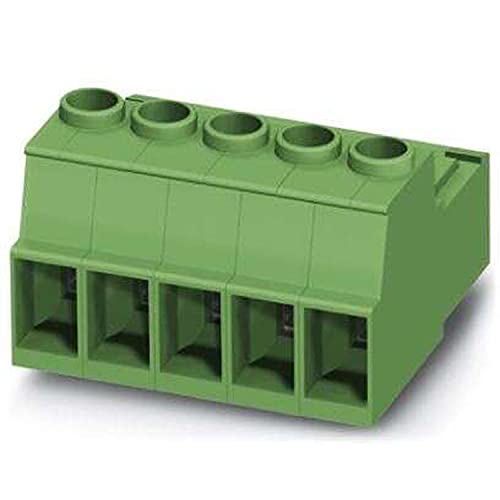 PHOENIX CONTACT IPC 5/5-ST-7,62 Leiterplattenstecker, 41 A, 1000 V, 6 mm² Nennquerschnitt, Grün, 5 Anzahl der Potenziale, IPC 5/..-ST Artikelfamilie, 7,62 mm Rastermaß, 50 Stück PHOENIX CONTACT IPC 5/5-ST-7,62 Leiterplattenstecker, 41 A, 1000 V, 6 mm² Nennquerschnitt, Grün, 5 Anzahl der Potenziale, IPC 5/..-ST Artikelfamilie, 7,62 mm Rastermaß, 50 Stück von PHOENIX CONTACT