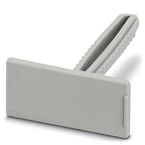 PHOENIX CONTACT KLM 4 Klemmenleisten-Kennzeichnungsträger, 20 x 8 Etikett, 0.400g, Grau, 100 Stück von PHOENIX CONTACT