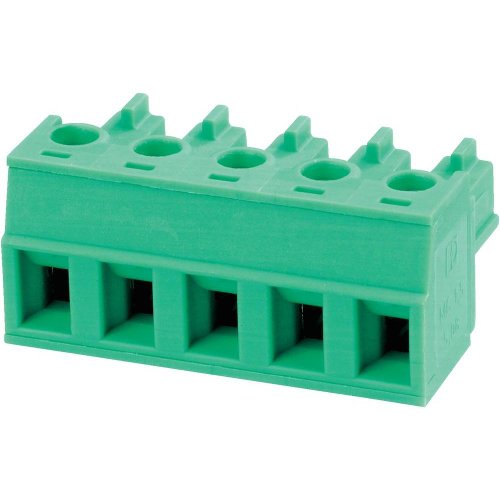 PHOENIX CONTACT MC 1.55-ST-5.08 PCB connector, 1.5 mm² nominal cross-section, green, number of connections 5, MC 1.5..-ST article family, 5.08 mm pitch, 50 pieces PHOENIX CONTACT MC 1.55-ST-5.08 PCB connector, 1.5 mm² nominal cross-section, green, number of connections 5, MC 1.5..-ST article family, 5.08 mm pitch, 50 pieces von PHOENIX CONTACT