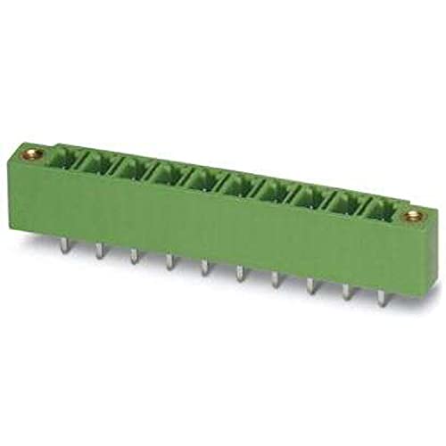 PHOENIX CONTACT MCV 1.510-GF-5.08 PCB header, 1.5 mm² nominal cross-section, green, 10 number of connections, article family MCV 1.5..-GF, pitch 5.08 mm, 50 pieces PHOENIX CONTACT MCV 1.510-GF-5.08 PCB header, 1.5 mm² nominal cross-section, green, 10 number of connections, article family MCV 1.5..-GF, pitch 5.08 mm, 50 pieces von PHOENIX CONTACT
