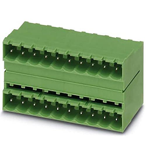 PHOENIX CONTACT MDSTB 2.57-G1 PCB header, green, 2.5 mm² nominal cross-section, 14 connections, MDSTB 2.5..-G1 article family, 5 mm pitch, 50 pieces PHOENIX CONTACT MDSTB 2.57-G1 PCB header, green, 2.5 mm² nominal cross-section, 14 connections, MDSTB 2.5..-G1 article family, 5 mm pitch, 50 pieces von PHOENIX CONTACT