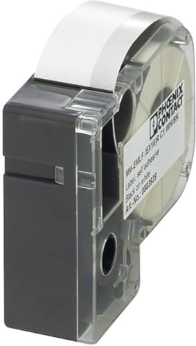 PHOENIX CONTACT MM-EMLF (EX18)R C1 WH/BK Etikett, Hochflexibel, Endlos x 18 mm Schriftfeldgröße, Weiß von PHOENIX CONTACT