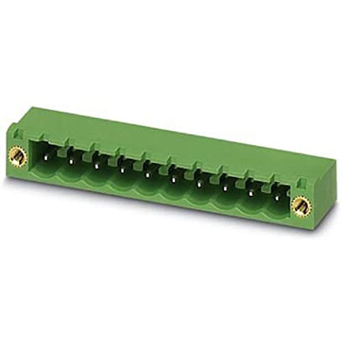 PHOENIX CONTACT MSTB 2,5/2-GF-5,08 Leiterplattengrundleiste, Grün, 2.5 mm² Nennquerschnitt, 2 Anschlüsse, MSTB 2,5/..-GF Artikelfamilie, 5.08mm Rastermaß, 250 Stück von PHOENIX CONTACT