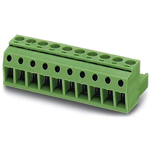 PHOENIX CONTACT MSTBP 2,5/18-ST Leiterplattenstecker, Grün, 2.5 mm² Nennquerschnitt, 18 Anschlüsse, MSTBP 2,5/..-ST, 5mm Rastermaß, 50 Stück PHOENIX CONTACT MSTBP 2,5/18-ST Leiterplattenstecker, Grün, 2.5 mm² Nennquerschnitt, 18 Anschlüsse, MSTBP 2,5/..-ST, 5mm Rastermaß, 50 Stück von PHOENIX CONTACT