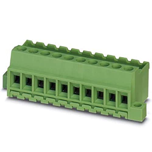 PHOENIX CONTACT MVSTBU 2,5/17-GB-5,08 Direktsteckblock, 2.5 mm² Nennquerschnitt, 17 Anschlüsse, MVSTBU 2.5/..-GB Artikelfamilie, 5.08mm Rastermaß, Grün, 50 Stück PHOENIX CONTACT MVSTBU 2,5/17-GB-5,08 Direktsteckblock, 2.5 mm² Nennquerschnitt, 17 Anschlüsse, MVSTBU 2.5/..-GB Artikelfamilie, 5.08mm Rastermaß, Grün, 50 Stück von PHOENIX CONTACT
