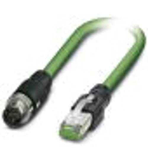 PHOENIX CONTACT NBC-MSD/1.0-93B/R4AC SCO Netzwerkkabel, 100 MBit/s Profinet circat5, 100 MBit/s EthercircaT circat5, 4 Polig, Geschirmt, Stecker Gerade M12 SPEEDCON/IP67, 1m Kabellänge, Grün PHOENIX CONTACT NBC-MSD/1.0-93B/R4AC SCO Netzwerkkabel, 100 MBit/s Profinet circat5, 100 MBit/s EthercircaT circat5, 4 Polig, Geschirmt, Stecker Gerade M12 SPEEDCON/IP67, 1m Kabellänge, Grün von PHOENIX CONTACT