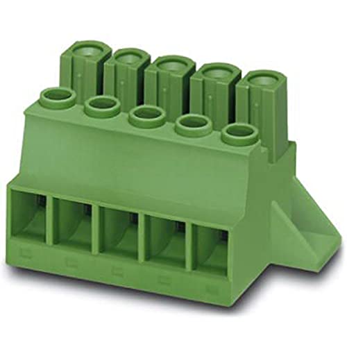 PHOENIX CONTACT PCU 6/7-STD-10,16 Direktsteckblock, Grün, 6mm² Nennquerschnitt, 7 Anzahl der Anschlüsse, PCU 6/..-STD Artikelfamilie, 10.16mm Rastermaß, 50 Stück von PHOENIX CONTACT