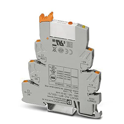 PHOENIX CONTACT PLC-RPT-12DC/21/MS PLC-Schnittstelle, Bestehend aus Grundklemme PLC-BPT./21 mit Push-in-Anschluss, 12DC Eingangsnennspannung, 10 Stück PHOENIX CONTACT PLC-RPT-12DC/21/MS PLC-Schnittstelle, Bestehend aus Grundklemme PLC-BPT./21 mit Push-in-Anschluss, 12DC Eingangsnennspannung, 10 Stück von PHOENIX CONTACT