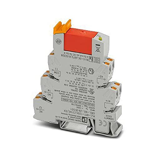PHOENIX CONTACT PLC-RPT-12DC/21HC/EX PLC-Schnittstelle, Bestehend aus Tragschienenmontabler Grundklemme in 14mm mit Push-in-Anschluss, 12DC Eingangsnennspannung, 10 Stück PHOENIX CONTACT PLC-RPT-12DC/21HC/EX PLC-Schnittstelle, Bestehend aus Tragschienenmontabler Grundklemme in 14mm mit Push-in-Anschluss, 12DC Eingangsnennspannung, 10 Stück von PHOENIX CONTACT