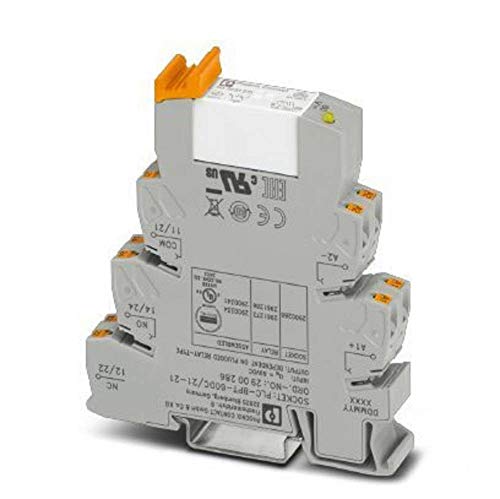PHOENIX CONTACT PLC-RPT-60DC/21-21 PLC-Schnittstelle, Bestehend aus Grundklemme PLC-BPT./21-21 mit Push-in-Anschluss, 60DC Eingangsnennspannung, 10 Stück PHOENIX CONTACT PLC-RPT-60DC/21-21 PLC-Schnittstelle, Bestehend aus Grundklemme PLC-BPT./21-21 mit Push-in-Anschluss, 60DC Eingangsnennspannung, 10 Stück von PHOENIX CONTACT