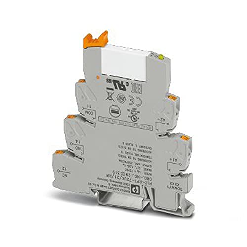 PHOENIX CONTACT PLC-RPT-72UC/21/RW PLC-Schnittstelle für Bahnanwendungen, Bestehend aus Grundklemme mit Push-in-Anschluss, 72 AC/ DC Eingangsnennspannung, 10 Stück von PHOENIX CONTACT