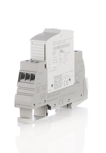 PHOENIX CONTACT PLT-SEC-T3-24-FM-UT Überspannungsschutz, Typ 3, Bestehend aus Schutzstecker und Basiselement, 24V AC/DC Nennspannung, 5 Stück PHOENIX CONTACT PLT-SEC-T3-24-FM-UT Überspannungsschutz, Typ 3, Bestehend aus Schutzstecker und Basiselement, 24V AC/DC Nennspannung, 5 Stück von PHOENIX CONTACT