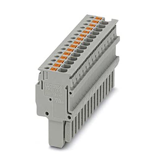 PHOENIX CONTACT PP-H 1,5/S/15 Stecker, 500 V, 17.5 A, 15 Polzahl, 0.14 mm² - 1.5 mm² Querschnitt, Grau, 10 Stück PHOENIX CONTACT PP-H 1,5/S/15 Stecker, 500 V, 17.5 A, 15 Polzahl, 0.14 mm² - 1.5 mm² Querschnitt, Grau, 10 Stück von PHOENIX CONTACT