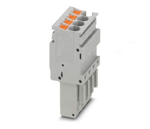 PHOENIX CONTACT PP-H 2,5/4 Stecker, 500 V, 24 A, 4 Polzahl, 0.14 mm² - 4 mm² Querschnitt, Grau, 50 Stück PHOENIX CONTACT PP-H 2,5/4 Stecker, 500 V, 24 A, 4 Polzahl, 0.14 mm² - 4 mm² Querschnitt, Grau, 50 Stück von PHOENIX CONTACT