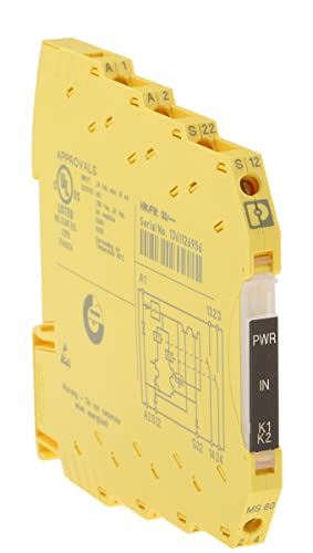 PHOENIX CONTACT PSR-MS60-2NO-24DC-SC Sicherheitsrelais für Not-Halt, Schutztüren und Lichtgitter, 2 Freigabestrompfade, 24 V DC, Feste Schraubklemme, 6.8mm Länge, 93.1mm Breite PHOENIX CONTACT PSR-MS60-2NO-24DC-SC Sicherheitsrelais für Not-Halt, Schutztüren und Lichtgitter, 2 Freigabestrompfade, 24 V DC, Feste Schraubklemme, 6.8mm Länge, 93.1mm Breite von PHOENIX CONTACT