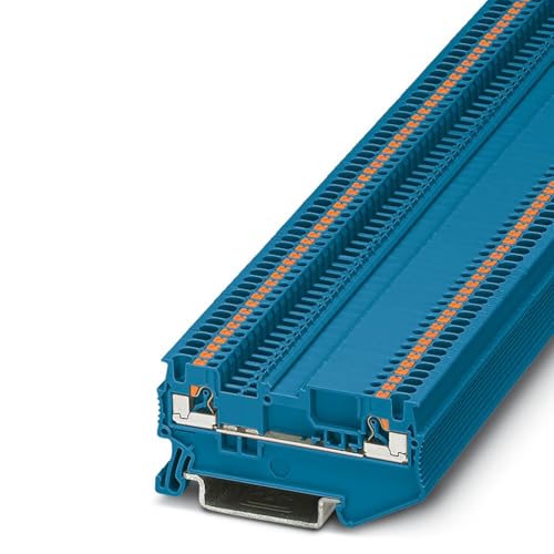 PHOENIX CONTACT PT 1,5/S-MTD BU Messertrennklemme, Blau, 400 V, 17.5 A, 0.14 mm² - 1.5 mm² Querschnitt, 26 - 14 AWG, 58.9mm Länge, 50 Stück PHOENIX CONTACT PT 1,5/S-MTD BU Messertrennklemme, Blau, 400 V, 17.5 A, 0.14 mm² - 1.5 mm² Querschnitt, 26 - 14 AWG, 58.9mm Länge, 50 Stück von PHOENIX CONTACT