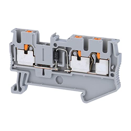 PHOENIX CONTACT PT 25-TWIN-DIO/R-L Bauelementreihenklemme mit Integrierter Diode 1N4007 1300V Sperrspannung 0.5A 800V 50 Stück von PHOENIX CONTACT