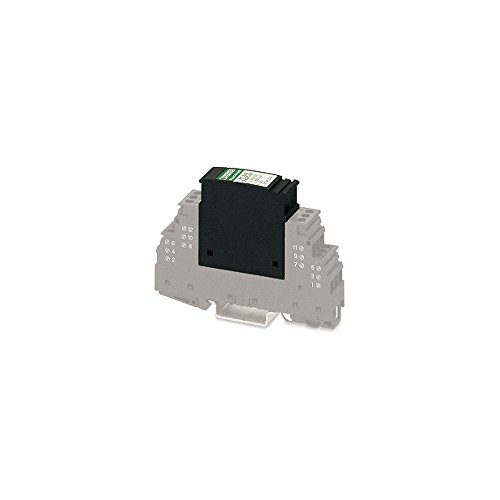 PHOENIX CONTACT PT 2X2-24AC-ST Überspannungsschutzstecker mit Schutzschaltung für Zwei 2-Adrige Erdpotenzialfrei Betriebene Signalkreise, Tiefschwarz, 24 V AC, 450 mA, 10 Stück von PHOENIX CONTACT