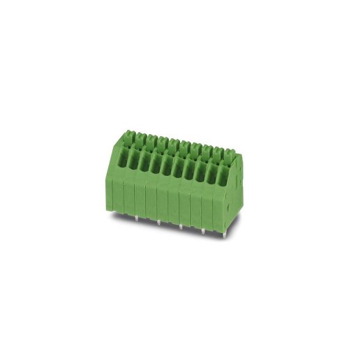 PHOENIX CONTACT PTSA 0.512-2.5-Z printed circuit board terminal block, double row, green, 0.5 mm² nominal cross-section, 12 positions, PTSA 0.5 article family, 2.5 mm pitch, 50 pieces von PHOENIX CONTACT