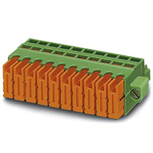 PHOENIX CONTACT QC 0,5/14-STF-3,81 Leiterplattenstecker, 0.5 mm² Nennquerschnitt, 14 Anschlüsse, QC 0,5/..-STF Reichweite, 3.81 mm Rastermaß, Grün, 50 Stück PHOENIX CONTACT QC 0,5/14-STF-3,81 Leiterplattenstecker, 0.5 mm² Nennquerschnitt, 14 Anschlüsse, QC 0,5/..-STF Reichweite, 3.81 mm Rastermaß, Grün, 50 Stück von PHOENIX CONTACT