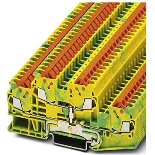 PHOENIX CONTACT QTTCB 1,5-PE Schutzleiter-Doppelstockklemme, Grün/Gelb, 0.25 mm² - 1.5 mm² Querschnitt, 4 Anschlüsse, 5.2 mm Breite, 50 Stück PHOENIX CONTACT QTTCB 1,5-PE Schutzleiter-Doppelstockklemme, Grün/Gelb, 0.25 mm² - 1.5 mm² Querschnitt, 4 Anschlüsse, 5.2 mm Breite, 50 Stück von PHOENIX CONTACT