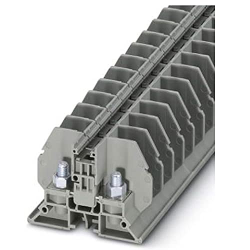 PHOENIX CONTACT RBO 5-F Durchgangsklemme mit Bolzenanschlusstechnik, Grau, 0.1 - 6 mm² Querschnitt, 13 mm Breite, 50 Stück von PHOENIX CONTACT