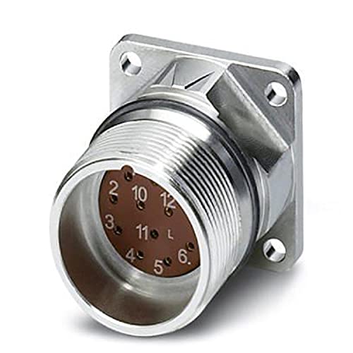 PHOENIX CONTACT RF-12S2N8AWB00 Gerätesteckverbinder, Vorderwund, Schraubverriegelung, 12 Polzahl, Buchse Kontaktart, O-Ring Axial, Ja Geschirmt, IP67 Schutzart, 12 Polzahl, Crimpanschluss Anschlussart PHOENIX CONTACT RF-12S2N8AWB00 Gerätesteckverbinder, Vorderwund, Schraubverriegelung, 12 Polzahl, Buchse Kontaktart, O-Ring Axial, Ja Geschirmt, IP67 Schutzart, 12 Polzahl, Crimpanschluss Anschlussart von PHOENIX CONTACT