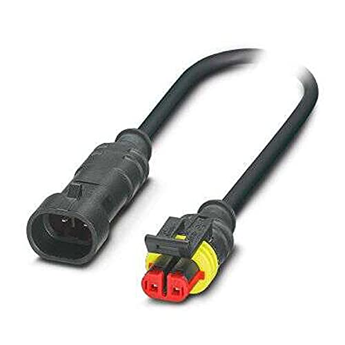 PHOENIX CONTACT SAC-2P-SUSMS/0.6-PUR/SUSFS Sensor/Aktor Kabel, 2-Polig, 0.6m Kabellänge, Schwarz/Grau PHOENIX CONTACT SAC-2P-SUSMS/0.6-PUR/SUSFS Sensor/Aktor Kabel, 2-Polig, 0.6m Kabellänge, Schwarz/Grau von PHOENIX CONTACT