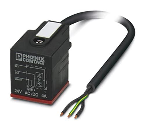 Phoenix Contact SAC konfektioniertes Sensorkabel 3-adrig, DIN 43650 Form A Stecker gerade/offenes Ende, Länge 1.5m von PHOENIX CONTACT
