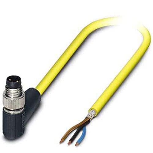 PHOENIX CONTACT SAC-3P-M8MR/2.0-542 SH BK Sensor/Aktor-Kabel, 3 Polig, Geschirmt, 2m Kabellänge, 81.500g, Gelb PHOENIX CONTACT SAC-3P-M8MR/2.0-542 SH BK Sensor/Aktor-Kabel, 3 Polig, Geschirmt, 2m Kabellänge, 81.500g, Gelb von PHOENIX CONTACT