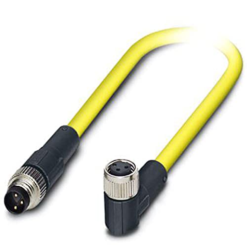 PHOENIX CONTACT SAC-3P-M8MS/0.5-542/M8 FR BK Sensor/Aktor-Kabel, 3 Polig, 0.5 m Kabellänge, 23.180g, Gelb PHOENIX CONTACT SAC-3P-M8MS/0.5-542/M8 FR BK Sensor/Aktor-Kabel, 3 Polig, 0.5 m Kabellänge, 23.180g, Gelb von PHOENIX CONTACT