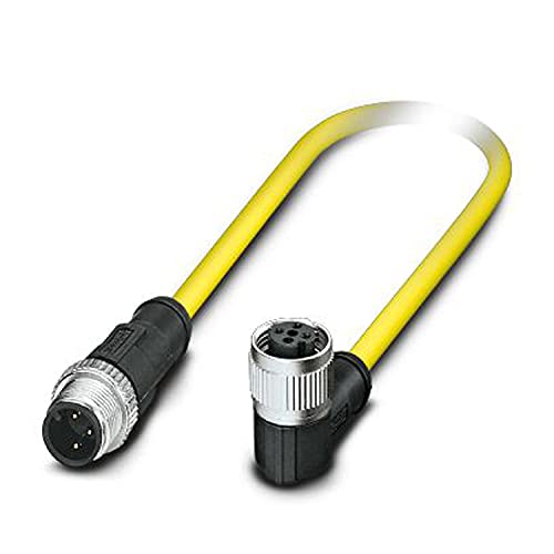 PHOENIX CONTACT SAC-3P-MS/0.5-542/FR SCO BK Sensor/Aktor-Kabel, 3 Polig, Kodierung A, 0.5m Kabellänge, Gelb PHOENIX CONTACT SAC-3P-MS/0.5-542/FR SCO BK Sensor/Aktor-Kabel, 3 Polig, Kodierung A, 0.5m Kabellänge, Gelb von PHOENIX CONTACT