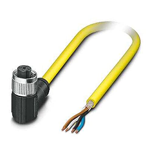 PHOENIX CONTACT SAC-4P-10.0-542/M12FR SH BK Sensor/Aktor-Kabel, 4 Polig, Geschirmt, Kodierung A, 10m Kabellänge, Gelb PHOENIX CONTACT SAC-4P-10.0-542/M12FR SH BK Sensor/Aktor-Kabel, 4 Polig, Geschirmt, Kodierung A, 10m Kabellänge, Gelb von PHOENIX CONTACT