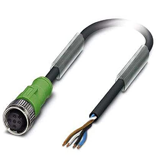 PHOENIX CONTACT SAC-4P-15.0-PUR/M12FS Sensor/Aktor-Kabel, 15m Kabellänge, 4 Polig, M12 Buchse Gerade, Schwarzgrau PHOENIX CONTACT SAC-4P-15.0-PUR/M12FS Sensor/Aktor-Kabel, 15m Kabellänge, 4 Polig, M12 Buchse Gerade, Schwarzgrau von PHOENIX CONTACT