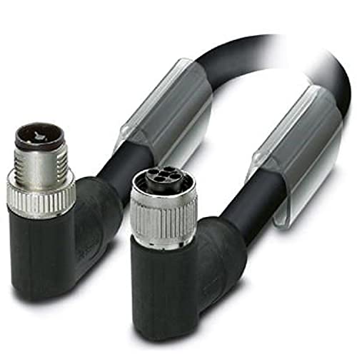 PHOENIX CONTACT SAC-4P-M12MRT/10.0-PUR/M12FRT Powerleitung, 4-Polig, T Kodierung, 10m Kabellänge, 12A/63V Gleichstrom, Schwarzgrau PHOENIX CONTACT SAC-4P-M12MRT/10.0-PUR/M12FRT Powerleitung, 4-Polig, T Kodierung, 10m Kabellänge, 12A/63V Gleichstrom, Schwarzgrau von PHOENIX CONTACT
