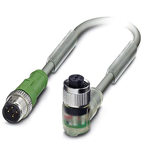 PHOENIX CONTACT SAC-4P-M12MS/1.5-800/M12FR-3L Sensor/Aktor-Kabel, 4-Polig, Schweißfunkenbeständig, A Kodierung, mit 3 LEDs, 1.5m Kabellänge, Grau PHOENIX CONTACT SAC-4P-M12MS/1.5-800/M12FR-3L Sensor/Aktor-Kabel, 4-Polig, Schweißfunkenbeständig, A Kodierung, mit 3 LEDs, 1.5m Kabellänge, Grau von PHOENIX CONTACT