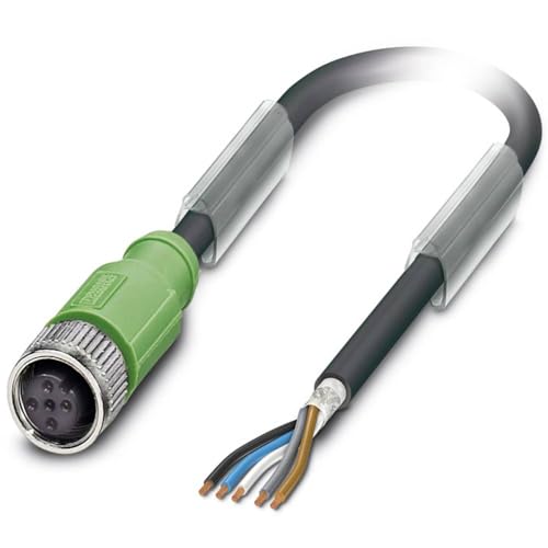 PHOENIX CONTACT SAC-5P-10.0-PUR/M12FS SH Sensor/Aktor-Kabel, 10 Kabellänge, M12 Buchse Gerade, 5 Polig, Schwarzgrau PHOENIX CONTACT SAC-5P-10.0-PUR/M12FS SH Sensor/Aktor-Kabel, 10 Kabellänge, M12 Buchse Gerade, 5 Polig, Schwarzgrau von PHOENIX CONTACT
