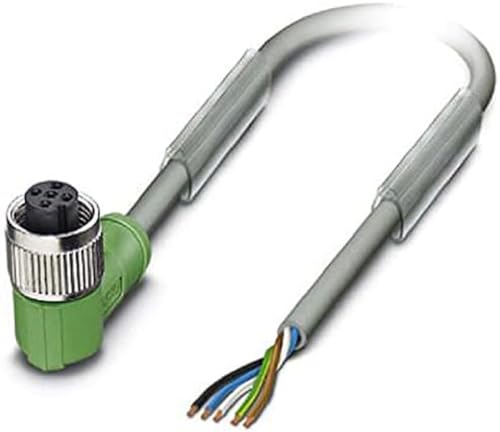 PHOENIX CONTACT SAC-5P-3.0-802/M12FR Sensor/Aktor-Kabel, 3m Kabellänge, M12 Buchse Gewinkelt, 5 Polig von PHOENIX CONTACT