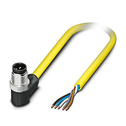 PHOENIX CONTACT SAC-5P-MR/10.0-542 SCO BK Sensor/Aktor-Kabel, 5 Polig, 10m Kabellänge, 111.200g, Gelb von PHOENIX CONTACT