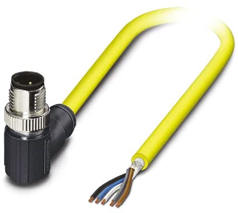 PHOENIX CONTACT SAC-5P-MR/10.0-542 SH SCO BK Sensor/Aktor-Kabel, 5 Polig, 10m Kabellänge, 168.300g, Gelb von PHOENIX CONTACT