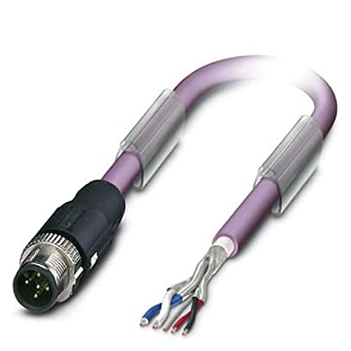 PHOENIX CONTACT SAC-5P-MS/2.0-920 SCO circaNopen DeviceNet Bussystem-Kabel, 5-Polig, PUR Halogenfrei, Stecker Gerade M12 Speedcon, A Kodierung, Auf Freies Leitungsende, 2m Kabellänge, Violett PHOENIX CONTACT SAC-5P-MS/2.0-920 SCO circaNopen DeviceNet Bussystem-Kabel, 5-Polig, PUR Halogenfrei, Stecker Gerade M12 Speedcon, A Kodierung, Auf Freies Leitungsende, 2m Kabellänge, Violett von PHOENIX CONTACT