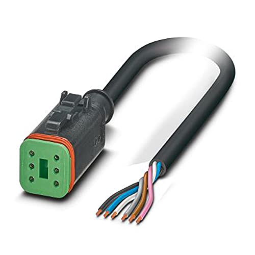 PHOENIX CONTACT SAC-6P-10.0-PUR/DTFS Sensor-/Aktor-Kabel, 6-Polig, Schwarzgrau 10m Kabellänge von PHOENIX CONTACT