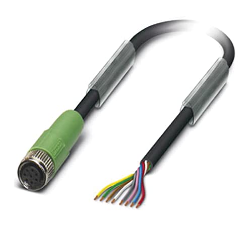 PHOENIX CONTACT SAC-8P-1.5-PUR/M 8FS Sensor/Aktor-Kabel, Buchse Gerade, 1.5 m Kabellänge, 8 Polig, Schwarz/Grau PHOENIX CONTACT SAC-8P-1.5-PUR/M 8FS Sensor/Aktor-Kabel, Buchse Gerade, 1.5 m Kabellänge, 8 Polig, Schwarz/Grau von PHOENIX CONTACT