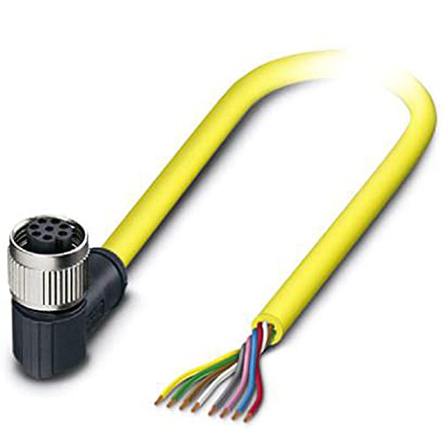 PHOENIX CONTACT SAC-8P-2.0-542/M12FR BK Sensor/Aktor-Kabel, 8 Polig, 2m Kabellänge, Gelb PHOENIX CONTACT SAC-8P-2.0-542/M12FR BK Sensor/Aktor-Kabel, 8 Polig, 2m Kabellänge, Gelb von PHOENIX CONTACT