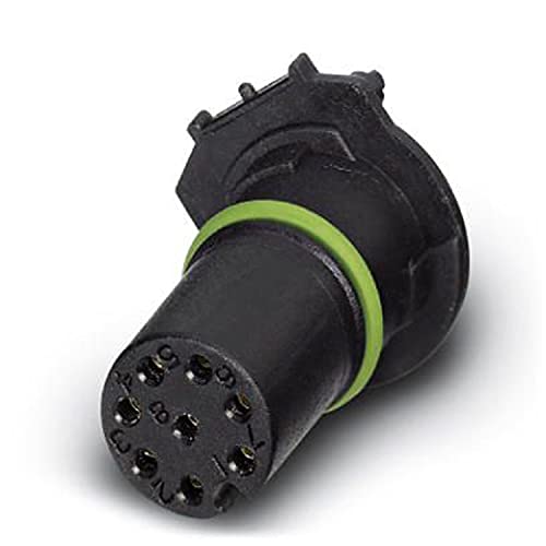 PHOENIX CONTACT SACC-M12MSD-4CON-PG 7-SH Datensteckverbinder, 4-Polig, Stecker Gerade M12, D Kodierung, Schraubanschluss, Zinkdruckguss Rändelmaterial, Vernickelt, Kabelverschraubung Pg7, 62mm Länge, 100 Stk von PHOENIX CONTACT
