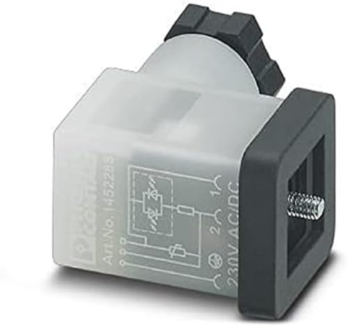 PHOENIX CONTACT SACC-VB-3CON-M12/C-1L-SV 24V Ventilstecker, 3 Polig, 4mm - 6mm Kabelaußendurchmesser, 13.100g von PHOENIX CONTACT