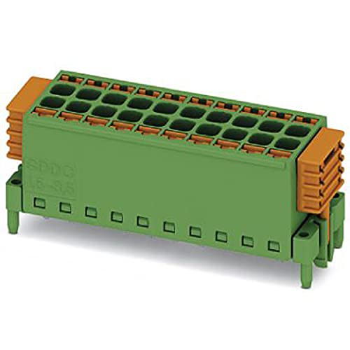 PHOENIX CONTACT SDDC 1,5/13-PV-3,5 Leiterplatten-Direktstecker, Nennquerschnitt 1,5 mm², Grün, Anzahl der Anschlüsse 26, Artikelfamilie SDDC 1,5/..-PV, Rastermaß 3,5 mm, 50 Stück PHOENIX CONTACT SDDC 1,5/13-PV-3,5 Leiterplatten-Direktstecker, Nennquerschnitt 1,5 mm², Grün, Anzahl der Anschlüsse 26, Artikelfamilie SDDC 1,5/..-PV, Rastermaß 3,5 mm, 50 Stück von PHOENIX CONTACT
